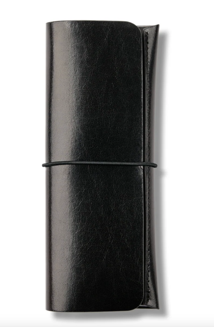 Studio Milligram Recycled Leather Pen Case - Black
