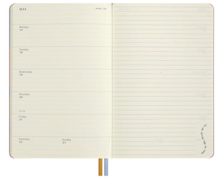 Moleskine 2027 12 Month Hard Cover Diary - Alice in Wonderland