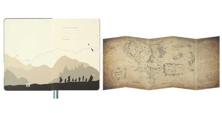 Moleskine 2027 12 Month Hard Cover Diary - Lord of The Rings