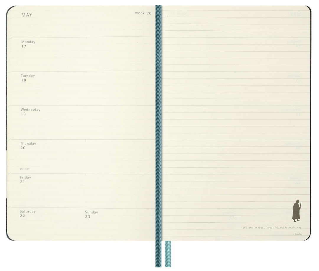 Moleskine 2027 12 Month Hard Cover Diary - Lord of The Rings