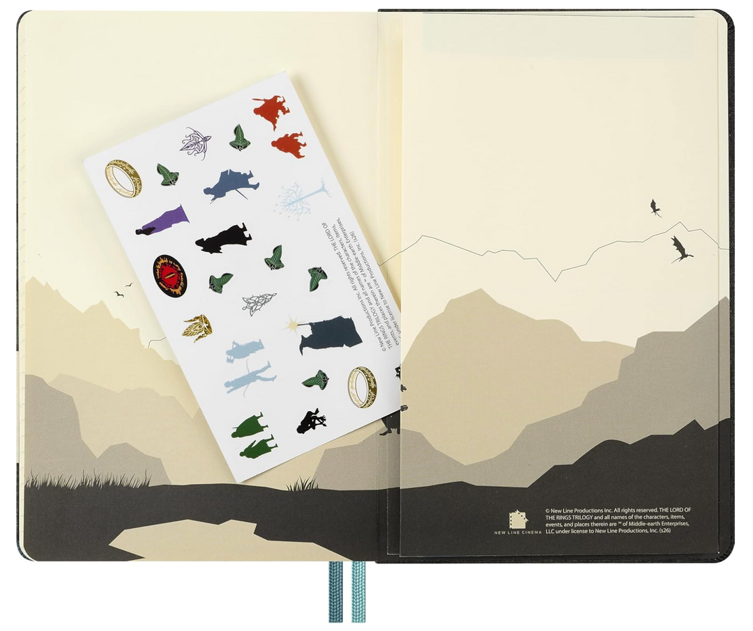 Moleskine 2027 12 Month Hard Cover Diary - Lord of The Rings