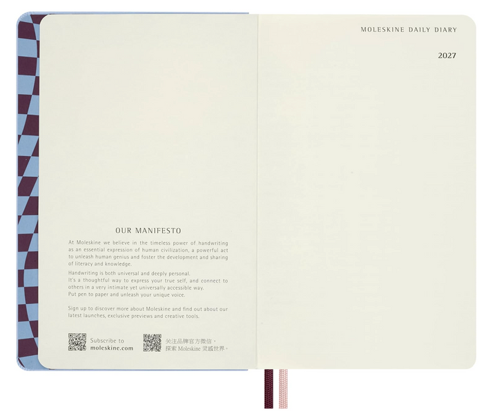Moleskine 2027 12 Month Daily, Hard Cover Diary - Alice in Wonderland