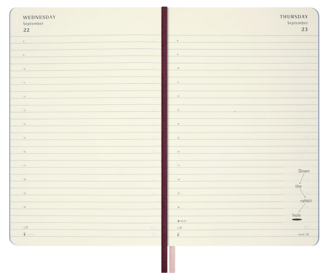 Moleskine 2027 12 Month Daily, Hard Cover Diary - Alice in Wonderland