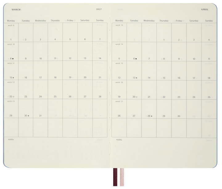Moleskine 2027 12 Month Daily, Hard Cover Diary - Alice in Wonderland