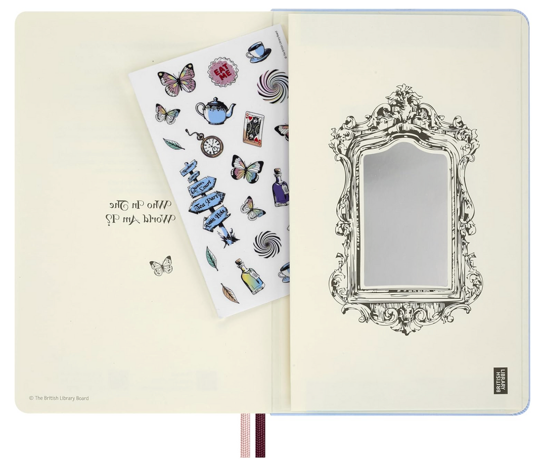 Moleskine 2027 12 Month Daily, Hard Cover Diary - Alice in Wonderland