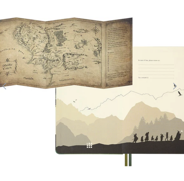 Moleskine 2027 12 Month Daily, Hard Cover Diary - Lord of The Rings