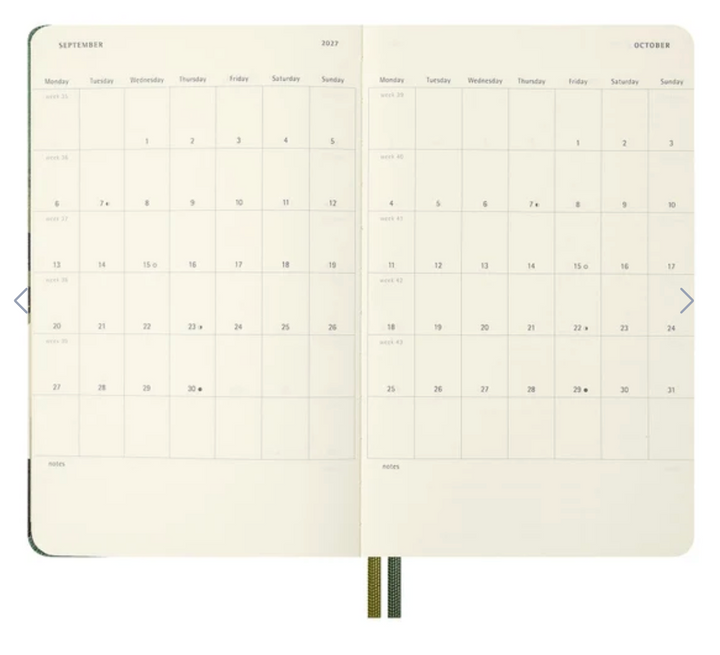 Moleskine 2027 12 Month Daily, Hard Cover Diary - Lord of The Rings