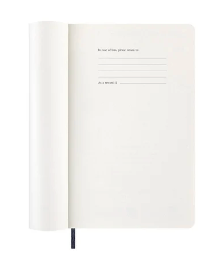 Moleskine 2027 Weekly Large Soft Cover Diary - Sapphire Blue
