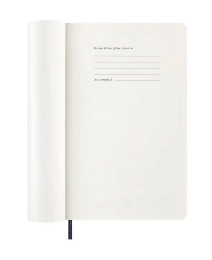 Moleskine 2027 Weekly Large Soft Cover Diary - Sapphire Blue