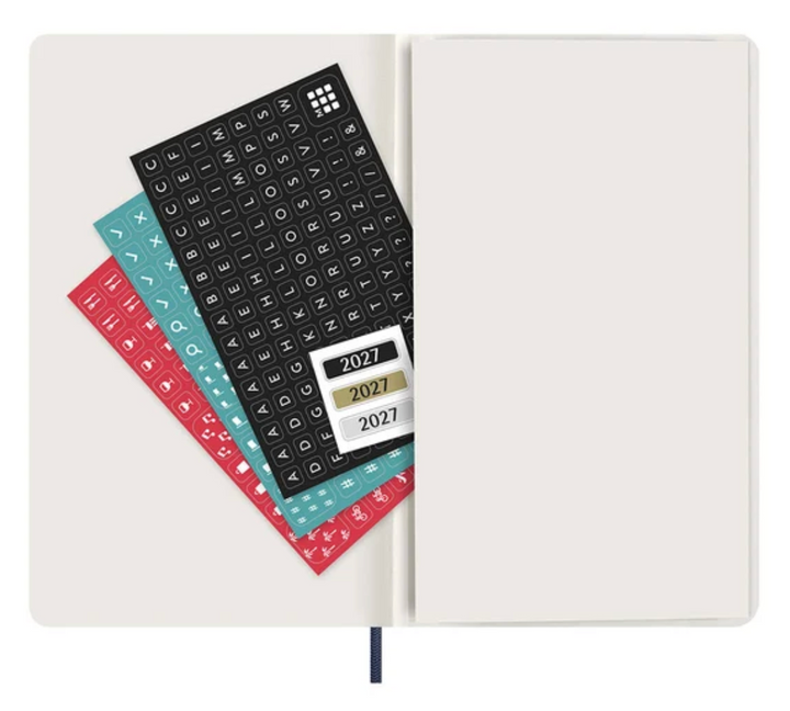 Moleskine 2027 Weekly Large Soft Cover Diary - Sapphire Blue
