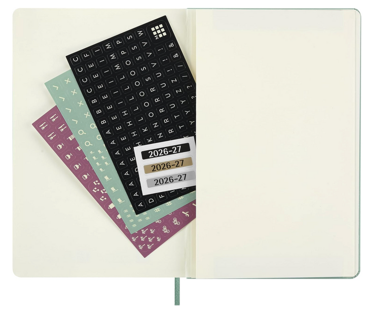 Moleskine 2027 Weekly Large Hard Cover Diary - Sage Green