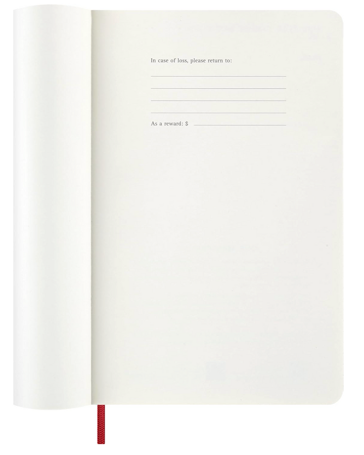 Moleskine 2027 Weekly Large Soft Cover Diary - Scarlet