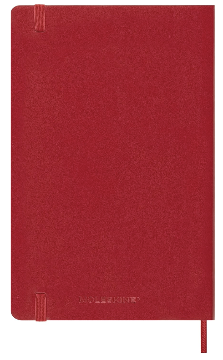 Moleskine 2027 Weekly Large Soft Cover Diary - Scarlet