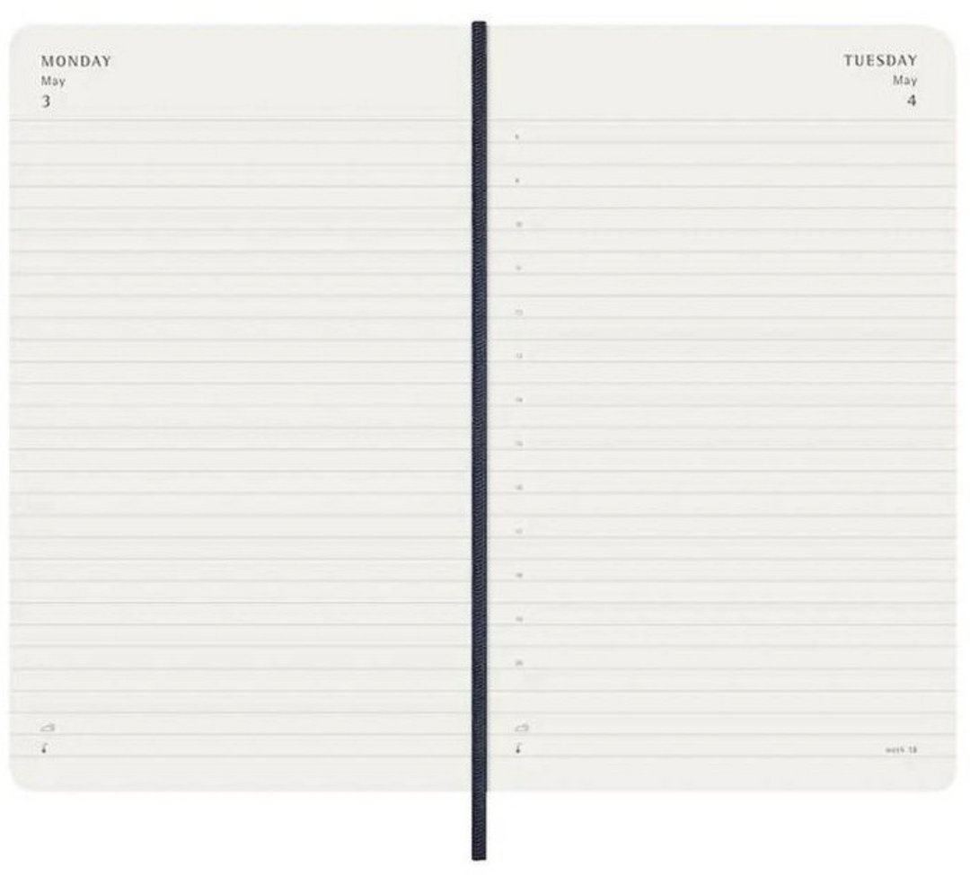Moleskine 2027 Daily Diary Soft Cover Large - Myrtle