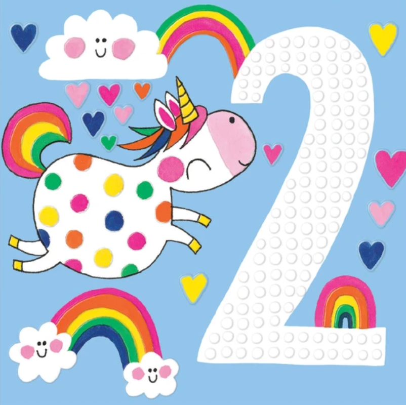 Sweet Pea Card 2nd Unicorn