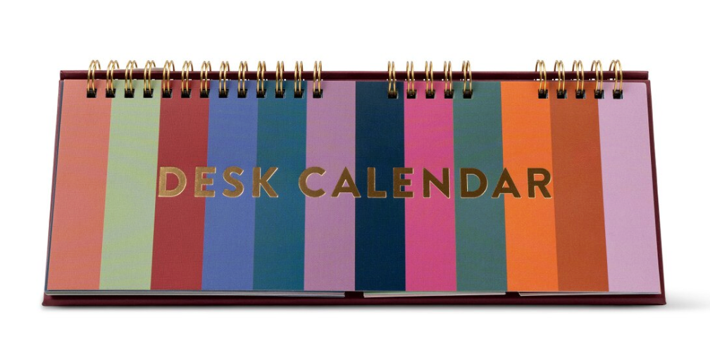 Perpetual Desk Calendar - Colourblock