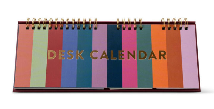 Perpetual Desk Calendar - Colourblock