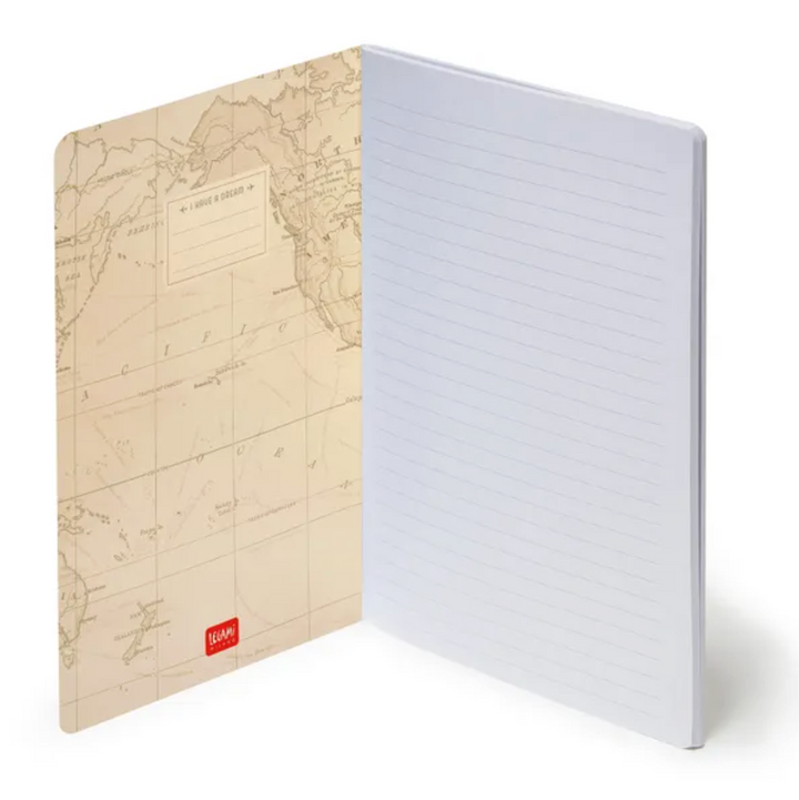 Legami Notebook Large Lined - Travel