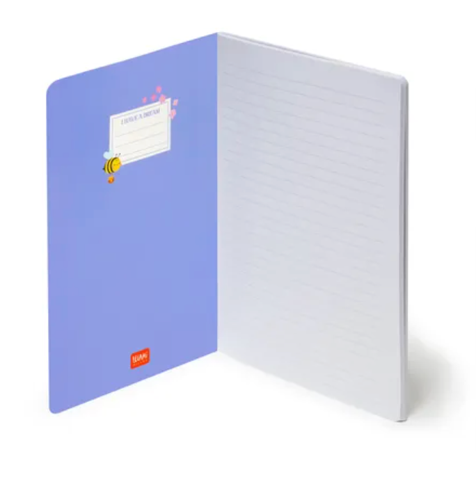 Legami Notebook Large Lined - Bee