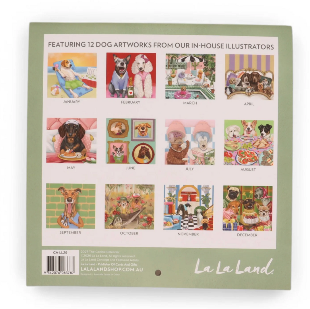 La La Land 2027 Calendar - The Canine Calendar