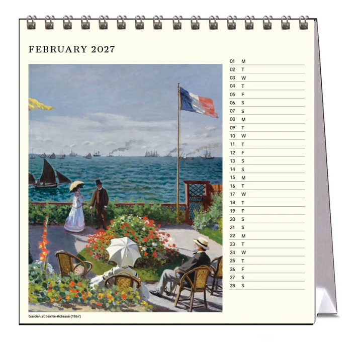 Vevoke Desk Calendar - Monet's Gardens