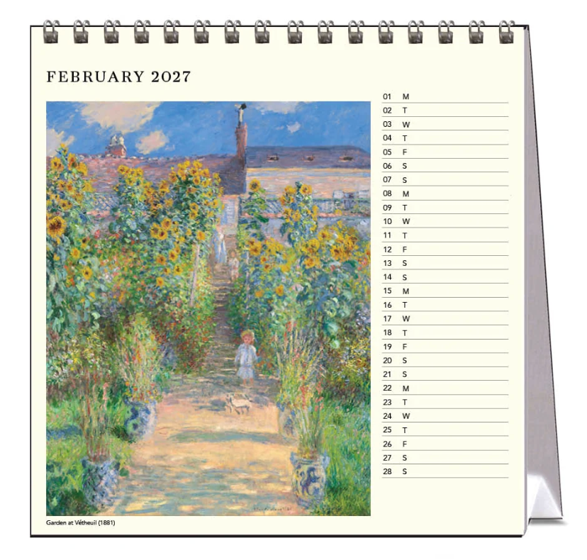 Vevoke Desk Calendar - Monet - People and Places