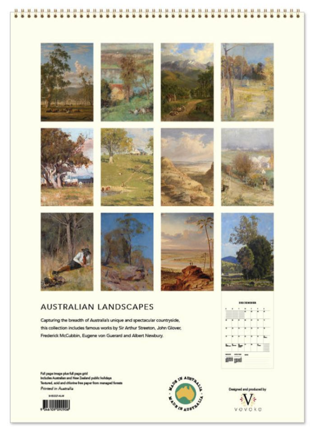 Vevoke Medium Calendar - Australian Landscapes
