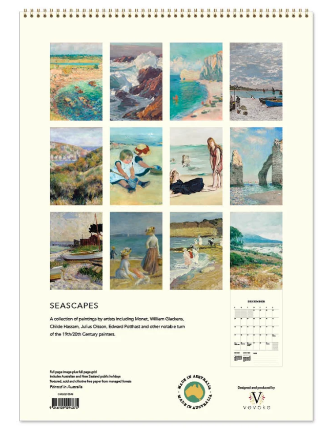 Vevoke Medium Calendar - Seascapes