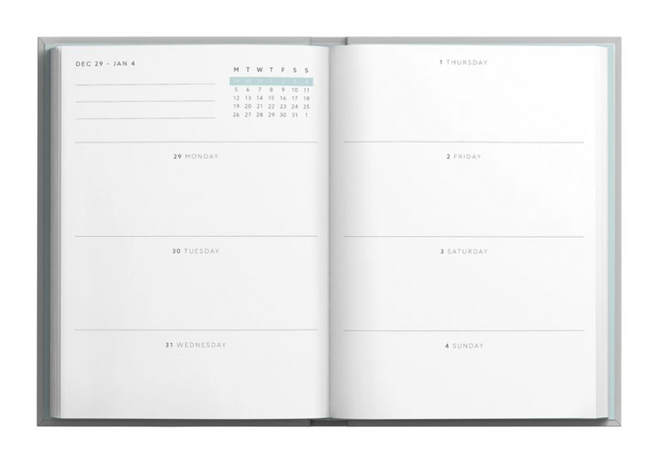 V&A A5 Hard Cover 2027 Diary - Flying Cranes