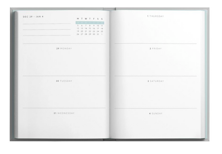 Kaleido A5 Hard Cover 2027 Diary - Candy Stripe