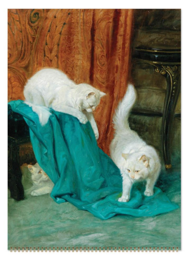 Vevoke Medium Calendar - Artful Cat