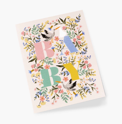 Rifle Paper Co. Card - Mayfair Baby