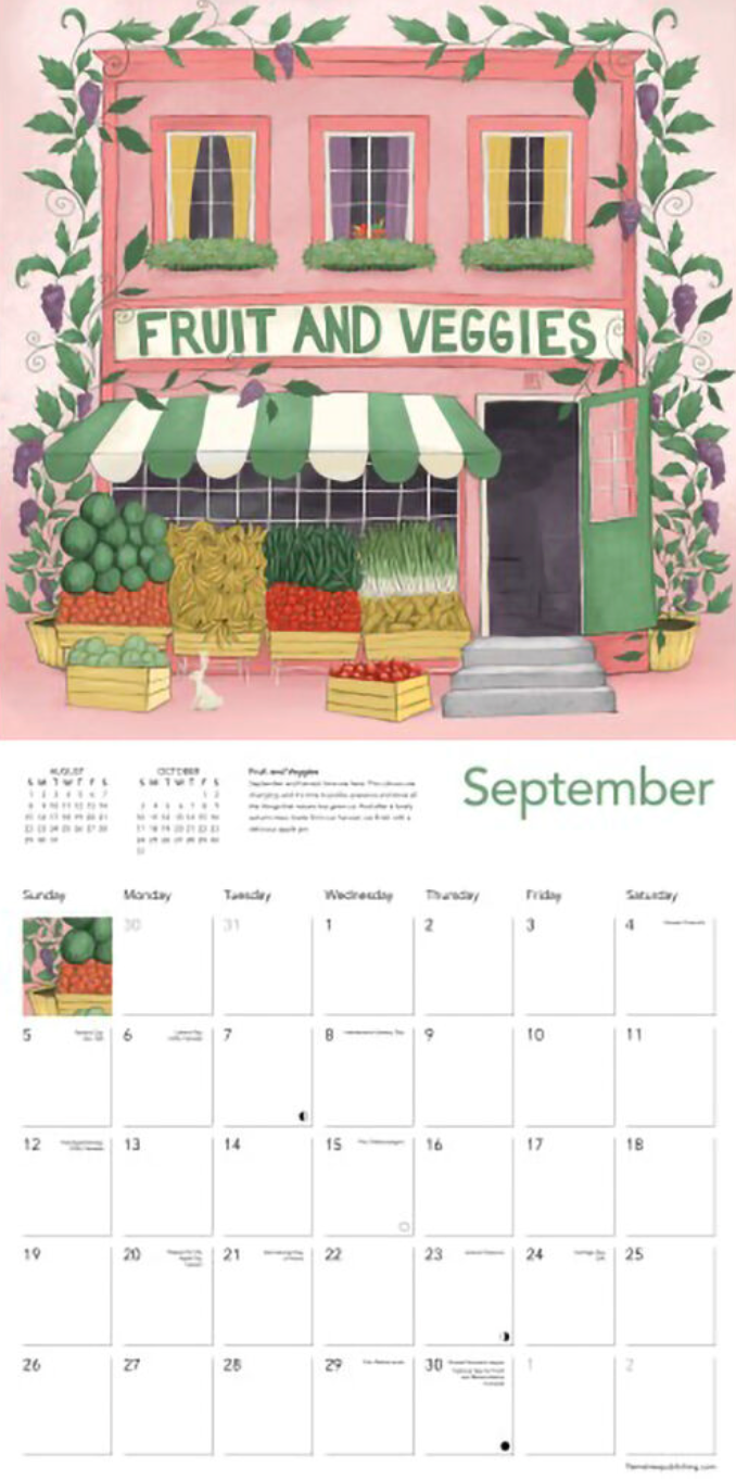 2027 Flame Tree Wall Calendar - Window Shopping