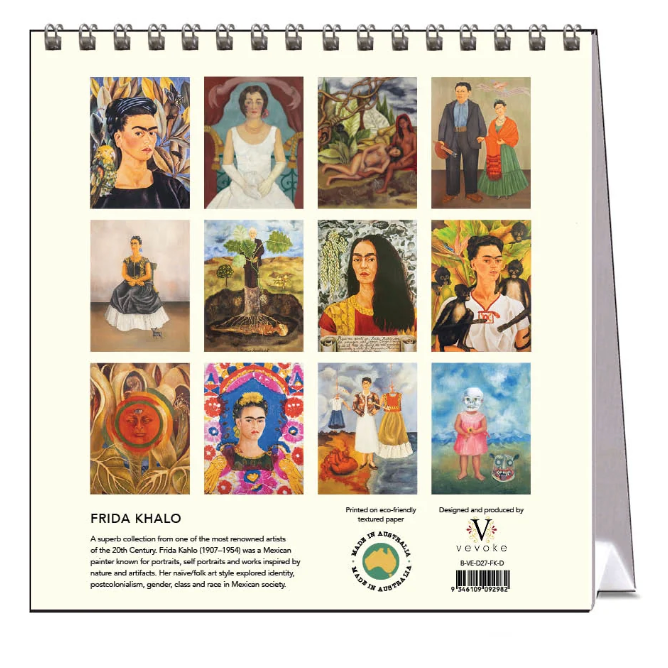 Vevoke Desk Calendar - Frida Kahlo