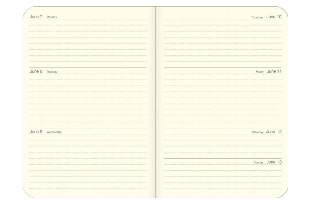 Cavallini 2027 Weekly Planner - Language of Flowers