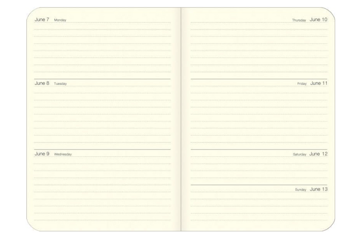 Cavallini 2027 Weekly Planner - Language of Flowers