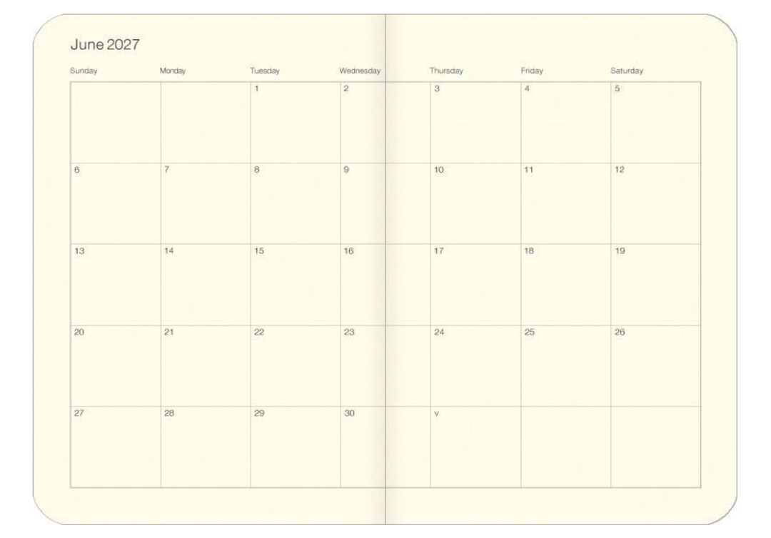Cavallini 2027 Weekly Planner - Language of Flowers