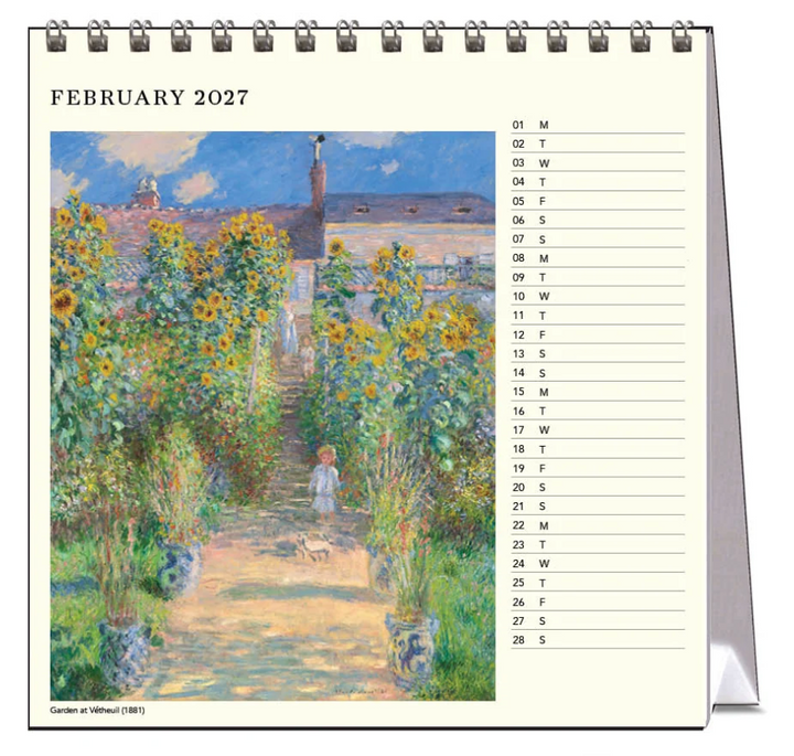 Vevoke Medium Calendar - Monet - People and Places