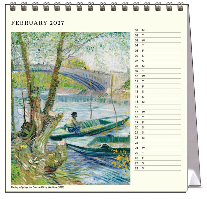 Vevoke Desk Calendar - Van Gogh