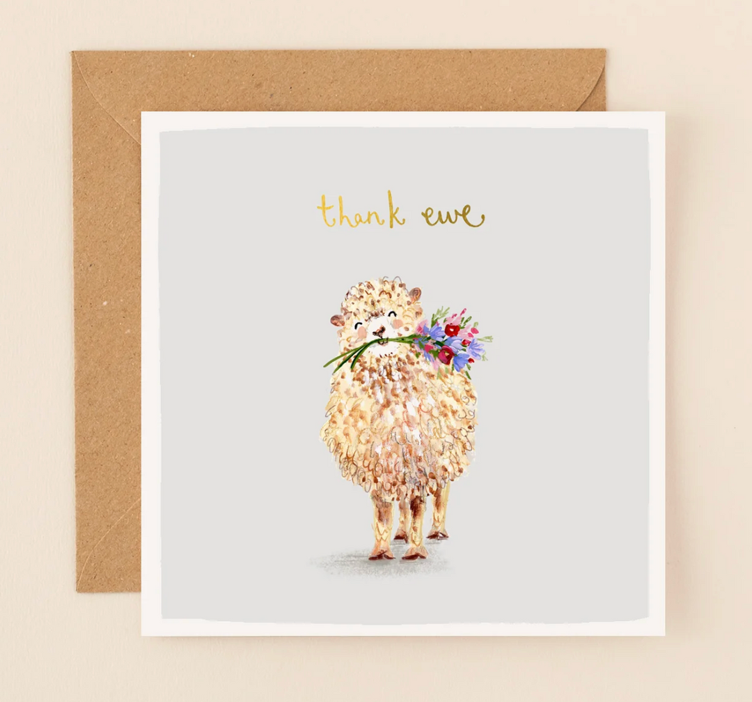 Safari Party Card - Thank Ewe