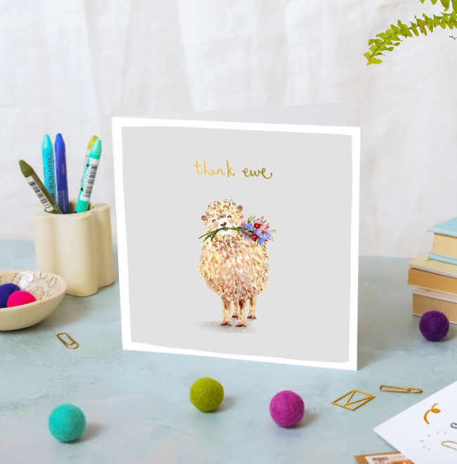 Safari Party Card - Thank Ewe