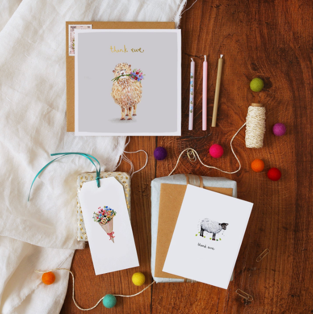 Safari Party Card - Thank Ewe