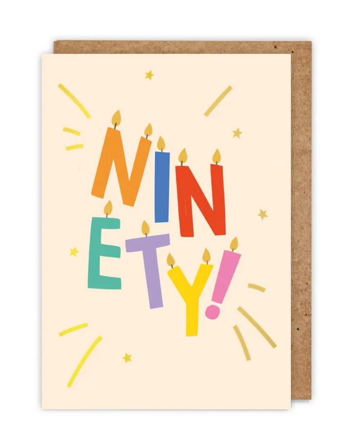 Zoe Spry Card - Ninety!