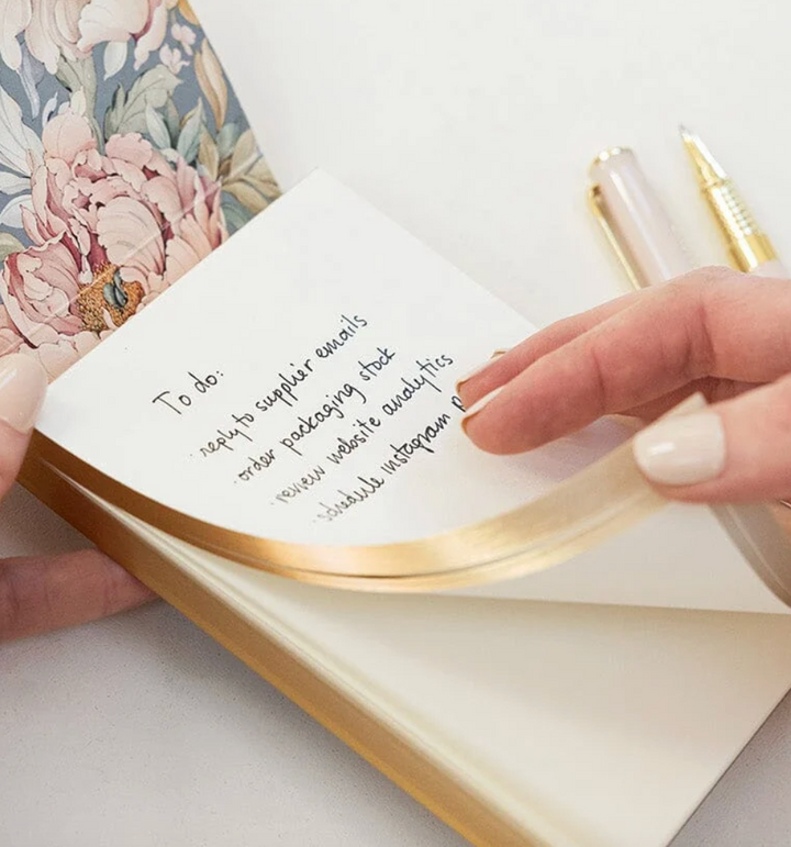 Bespoke Mini Notepad Jotter - Blooms