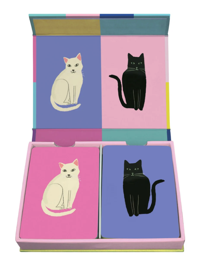 Roger La Borde - Playing Card Set - Cat Etticate