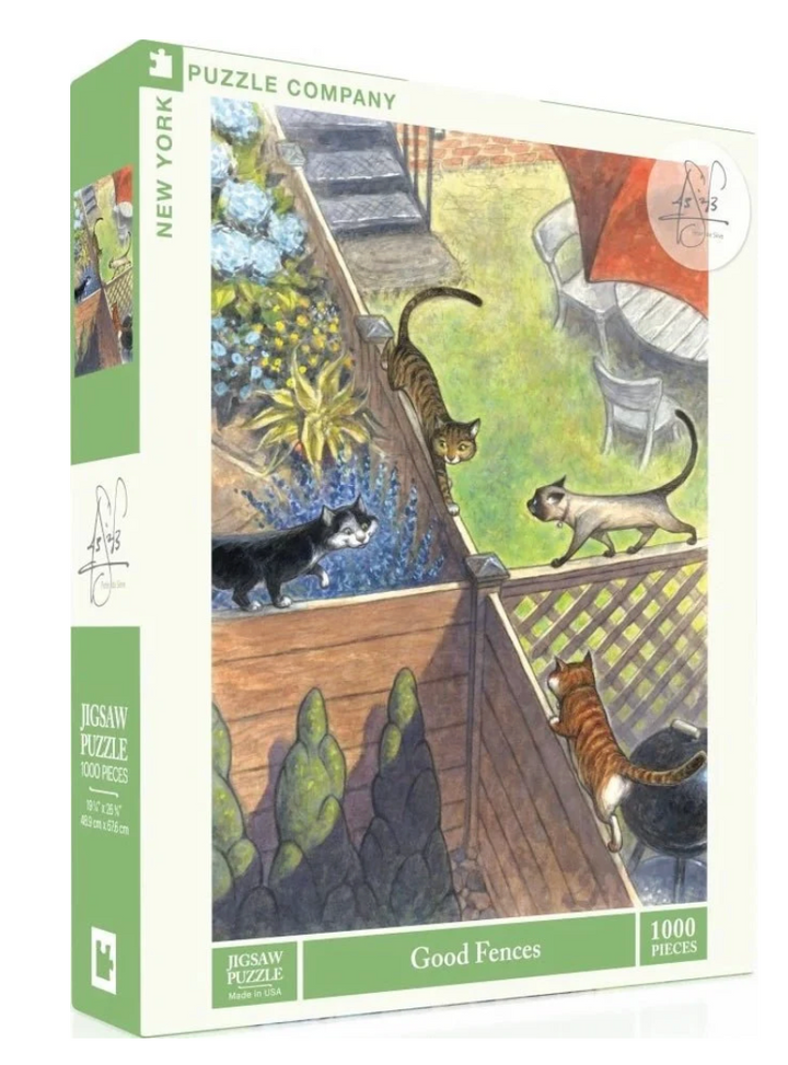 New Yorker 1000 Piece Puzzle - Good Fences