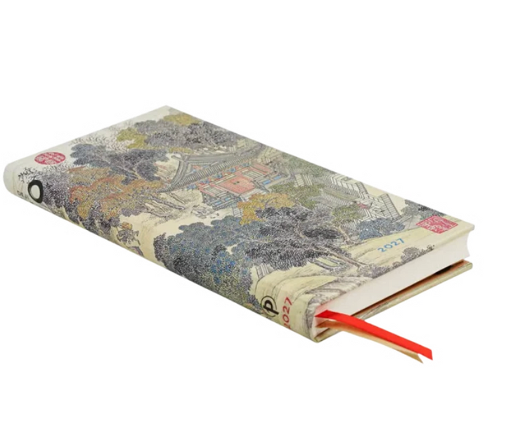 2027 Golden Age of Prosperity Slim Horizontal 12-Month Hardcover Week Pocket Planner