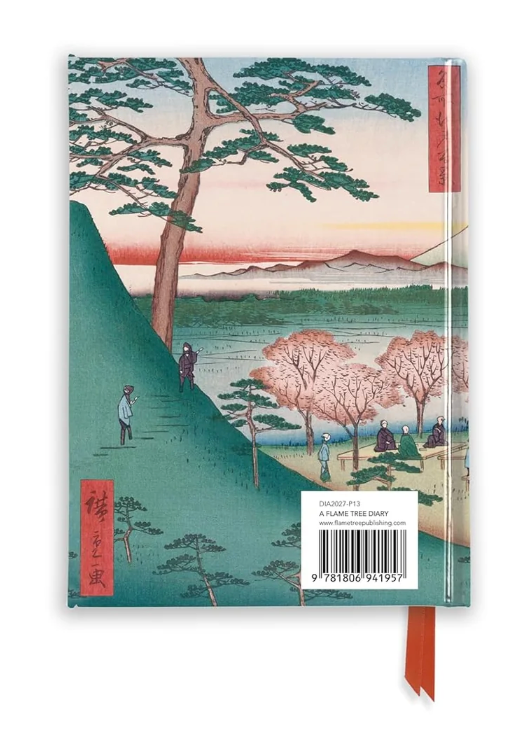Flame Tree 2027 Diary - Utagawa Hiroshige Meguro