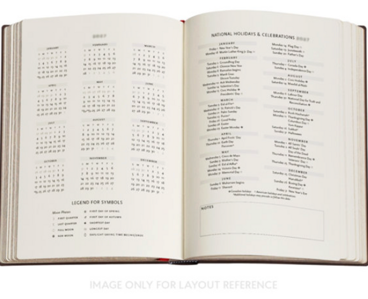 2027 Celestial Magic Midi Horizontal 12-Month Softcover Flexi Week Planner