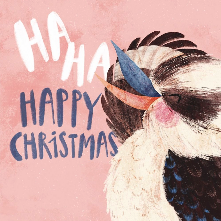Christmas Card Wallet - BCNA - Laughing Kookaburra
